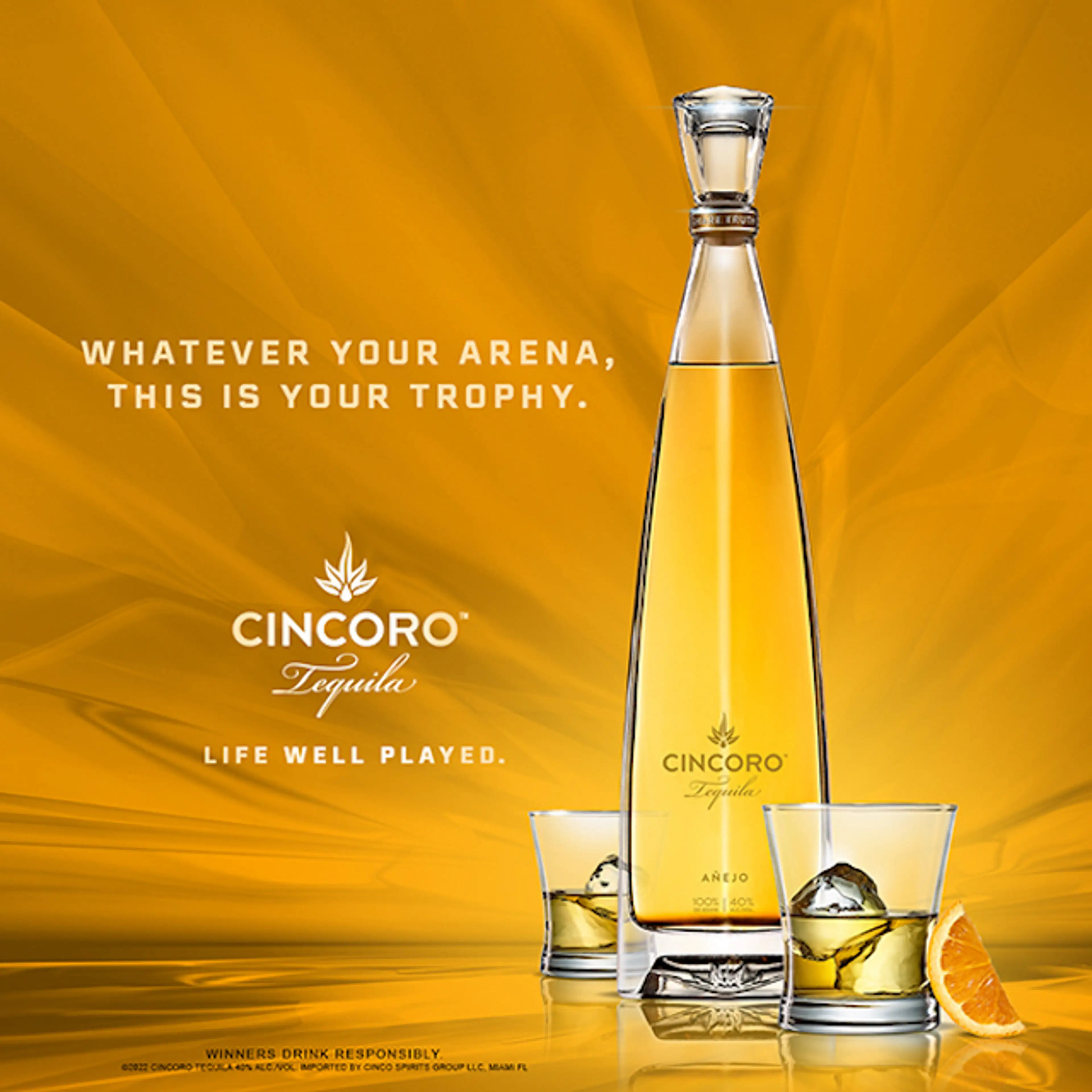 Cincoro Whatever Your Arena This Is Your Trophy ad